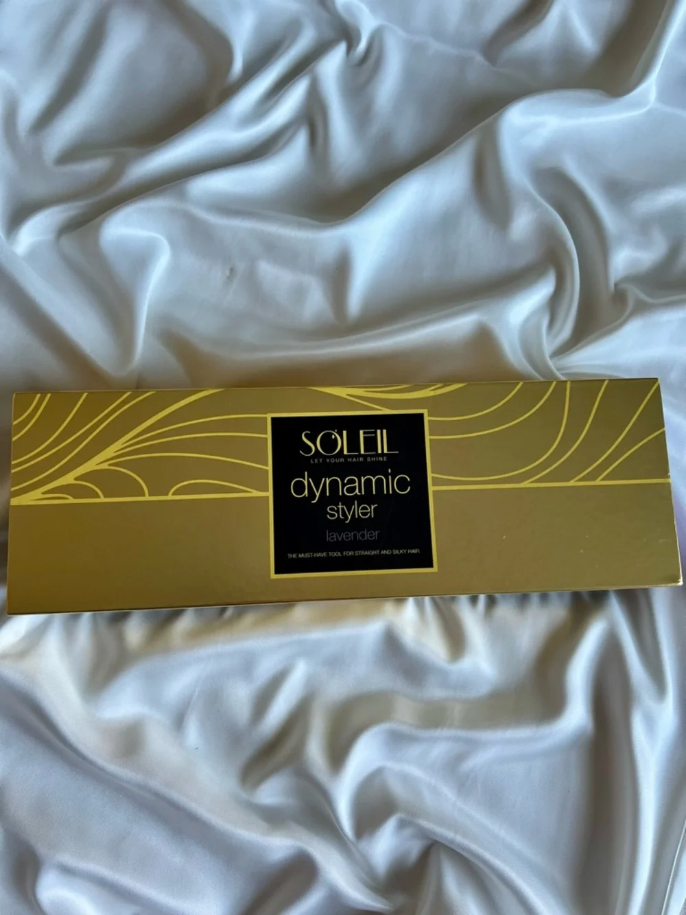 Soleil Dynamic Styler Ceramic Flat Iron Lavender Adjustable Heat Dual - Picture 4 of 6